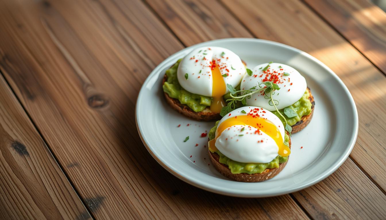 Avocado Toast with Poached Eggs