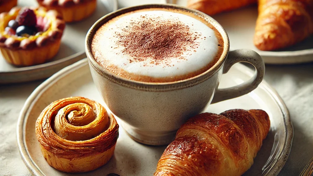 Cappuccino and Pastries