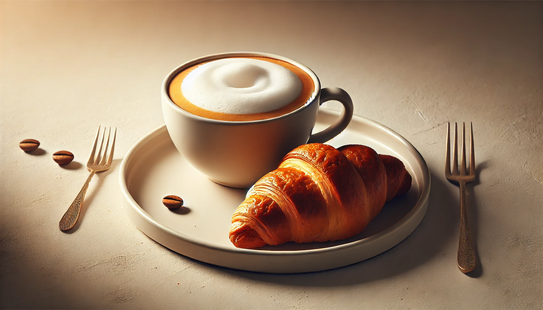 Cappuccino and Pastries