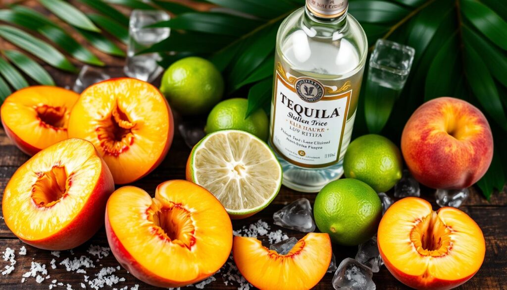 Peach margaritas