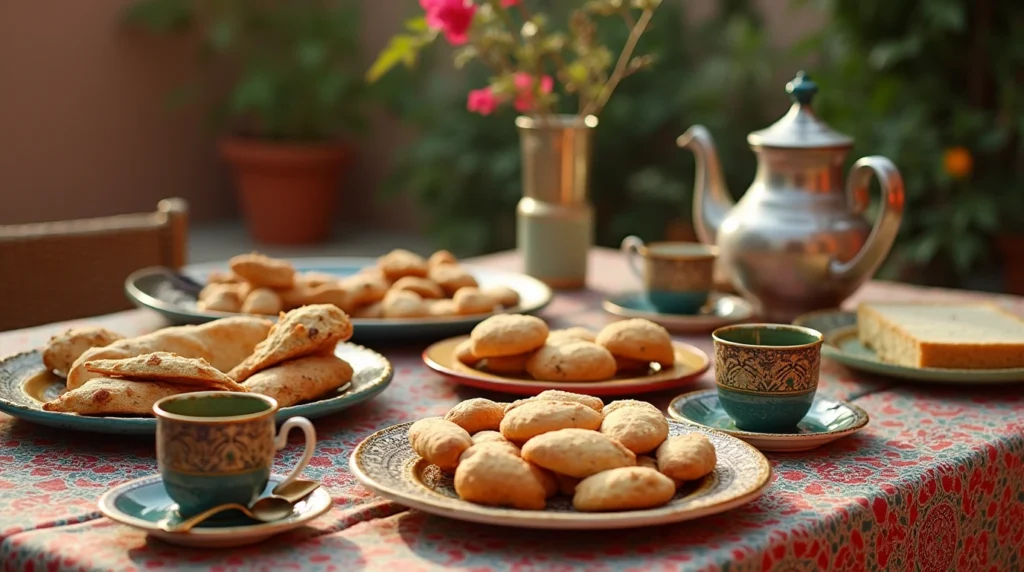 Moroccan Breakfast: Fakkas and Moroccan Tea
