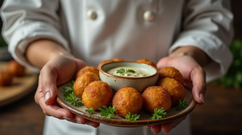 Tuna-Stuffed Potato Balls